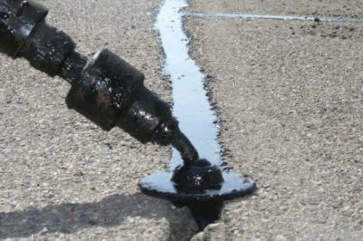 Crack sealing project