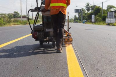 Line striping project